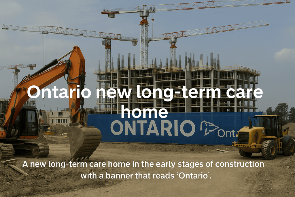 Ontario breaks ground on new 240-bed long-term care home in Richmond Hill