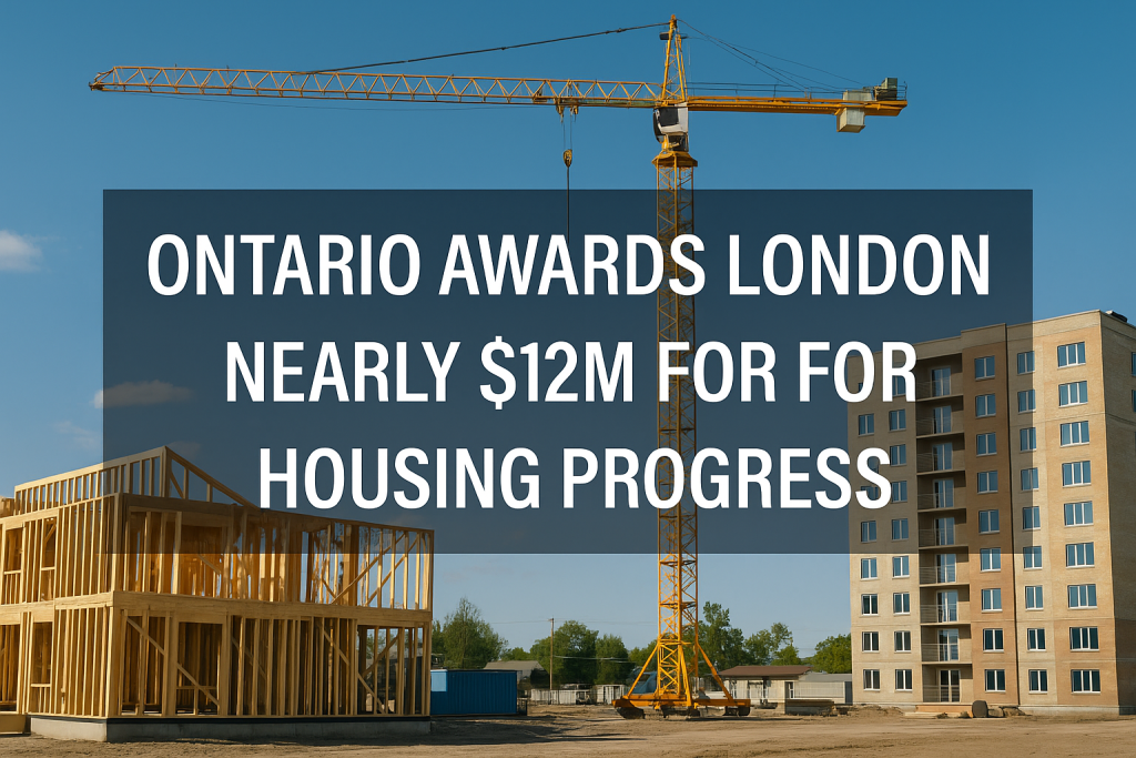 Ontario Awards London Nearly M for Housing Progress