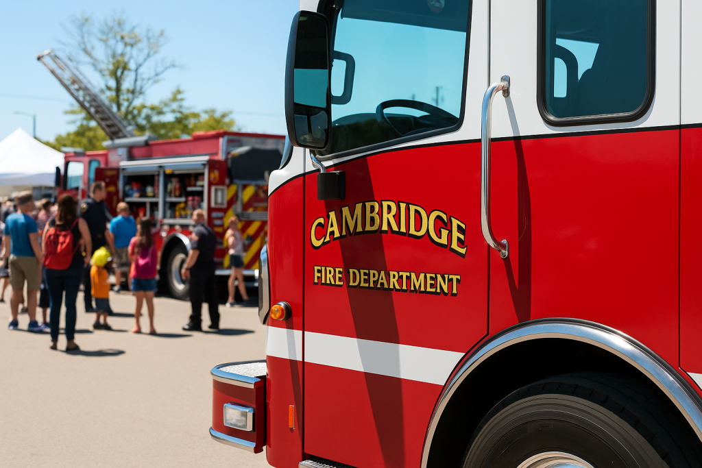 Cambridge Fire Department Opens Doors for Annual Community Event
