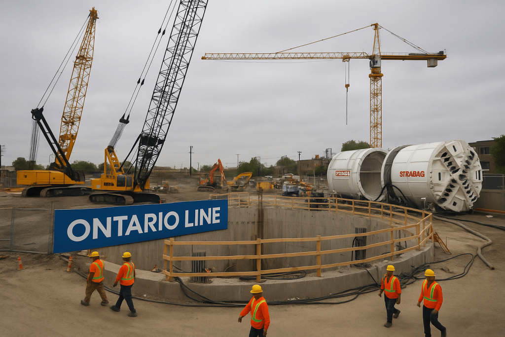 Ontario Government Breaks Ground on Second Ontario Line Tunnel in Riverdale