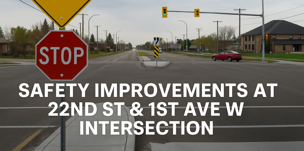 Prince Albert Completes Safety Upgrades at High-Crash Downtown Intersection