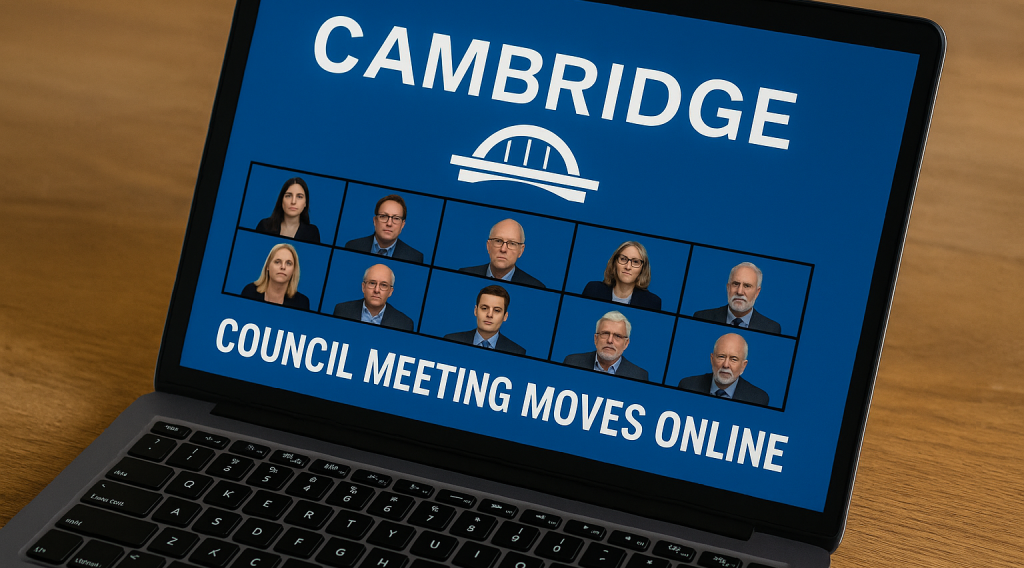 Cambridge Council Meeting Moves Online After Disruption at City Hall