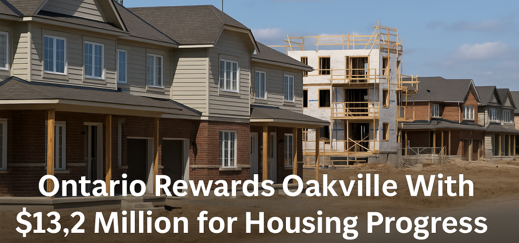 Ontario Rewards Oakville With .2 Million for Housing Progress
