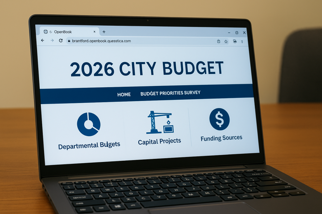 Brantford Launches New “OpenBook” Tool to Boost Transparency in 2026 City Budget Process