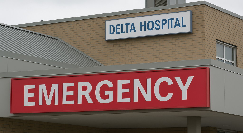 Delta Hospital Emergency Department Faces Overnight Service Interruption Due to Physician Shortage