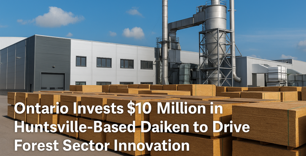 Ontario Invests  Million in Daiken to Boost Forest Sector Innovation in Huntsville