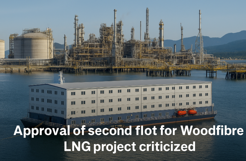 Environmental group criticizes approval of second floatel for Woodfibre LNG project Environmental group criticizes approval of second floatel for Woodfibre LNG project