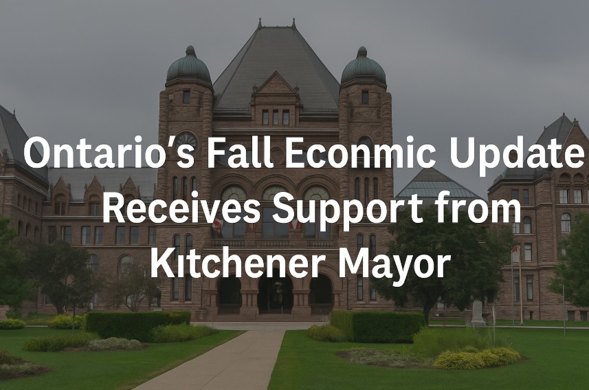 Ontario’s Fall Economic Update Receives Support from Kitchener Mayor for Investments in Local Growth and Infrastructure Ontario’s Fall Economic Update Receives Support from Kitchener Mayor for Investments in Local Growth and Infrastructure