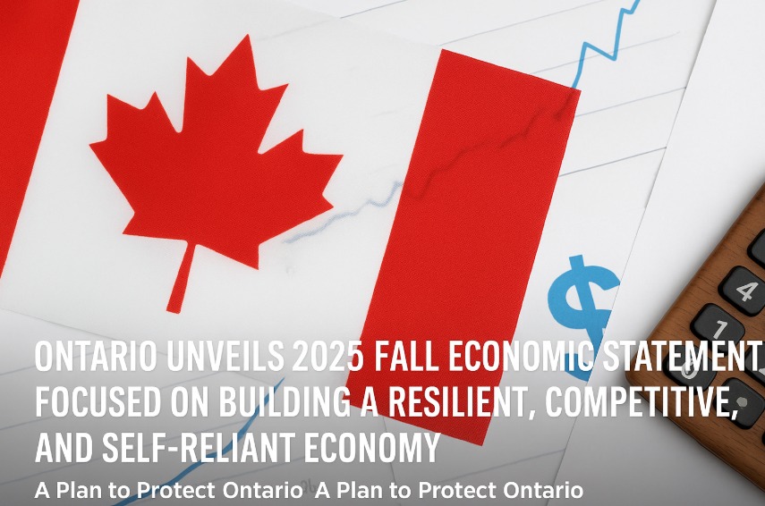 Ontario Unveils 2025 Fall Economic Statement Focused on Building a Resilient, Competitive, and Self-Reliant Economy Ontario Unveils 2025 Fall Economic Statement Focused on Building a Resilient, Competitive, and Self-Reliant Economy