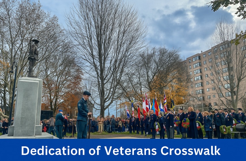 Kitchener to Honour Local Veterans with New Crosswalk Dedication Ahead of Remembrance Day Kitchener to Honour Local Veterans with New Crosswalk Dedication Ahead of Remembrance Day
