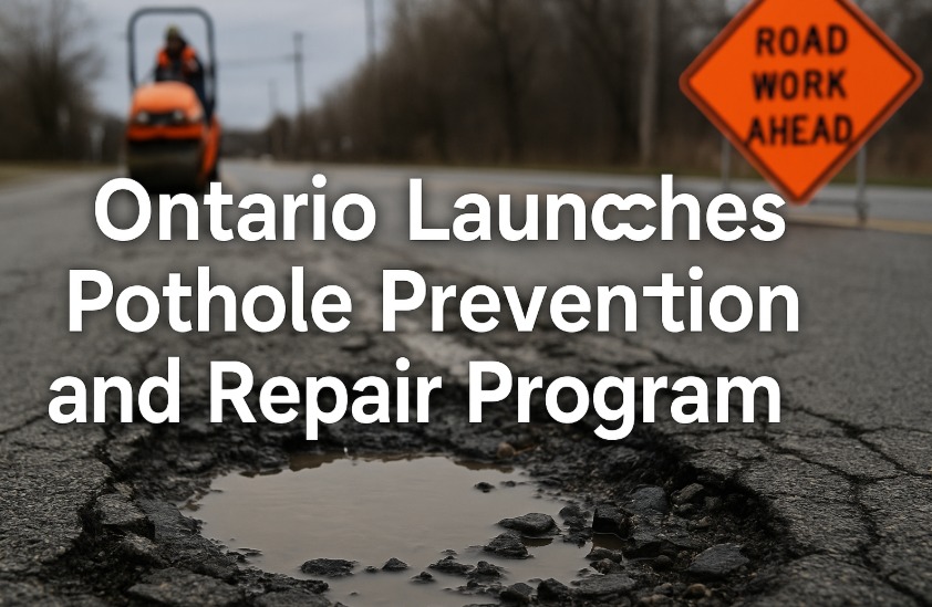 Ontario Launches Million Program to Combat Potholes in Small Communities Ontario Launches Million Program to Combat Potholes in Small Communities