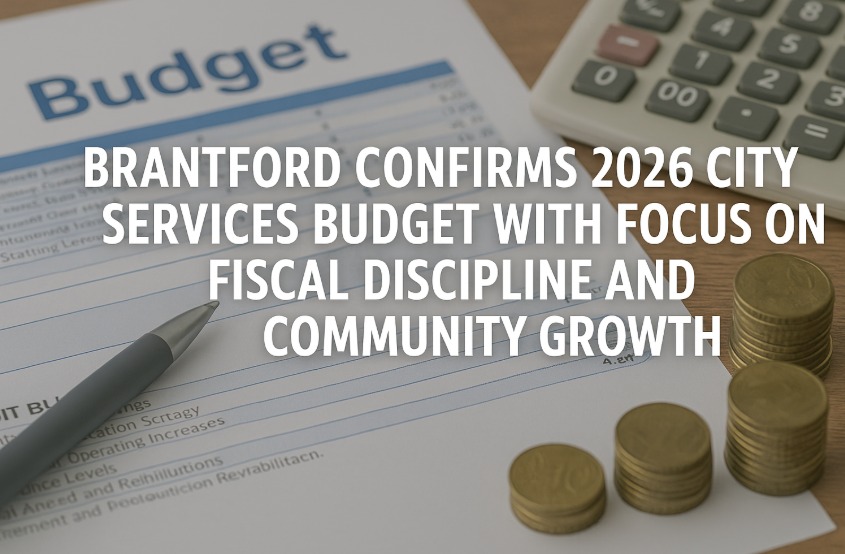 Brantford confirms 2026 budget with focus on fiscal discipline and community growth Brantford confirms 2026 budget with focus on fiscal discipline and community growth