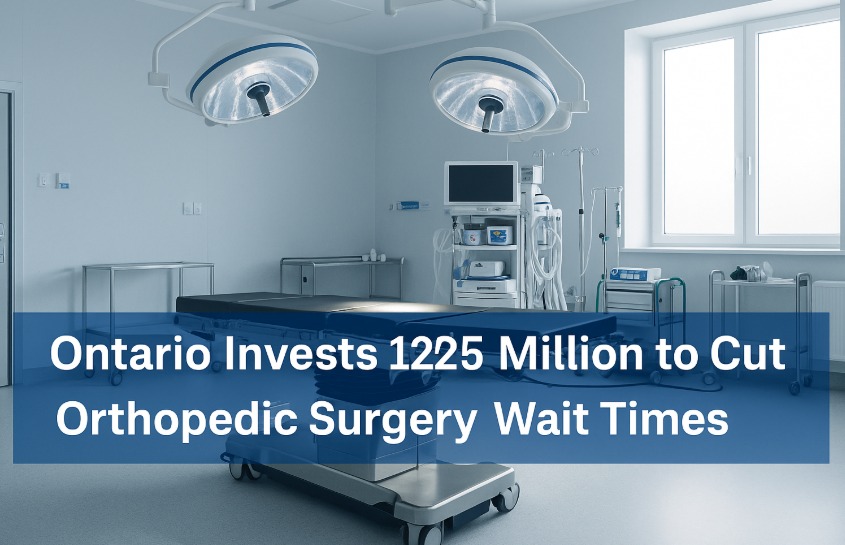Ontario Invests 5 Million to Cut Orthopedic Surgery Wait Times Ontario Invests 5 Million to Cut Orthopedic Surgery Wait Times