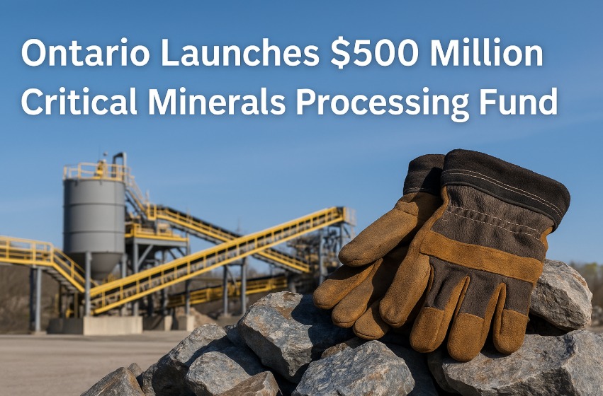 Ontario Unveils 0M Fund to Strengthen Critical Minerals Processing Capacity Ontario Unveils 0M Fund to Strengthen Critical Minerals Processing Capacity