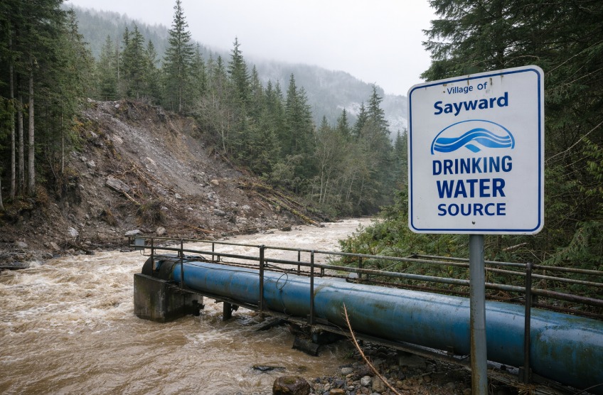 Sayward seeks provincial support as landslide continues to affect drinking water supply Sayward seeks provincial support as landslide continues to affect drinking water supply