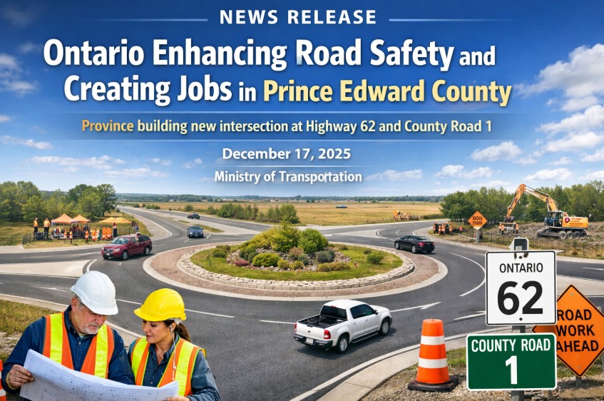 Ontario Moves Ahead with Highway 62 Roundabout Project to Boost Safety and Local Jobs Ontario Moves Ahead with Highway 62 Roundabout Project to Boost Safety and Local Jobs
