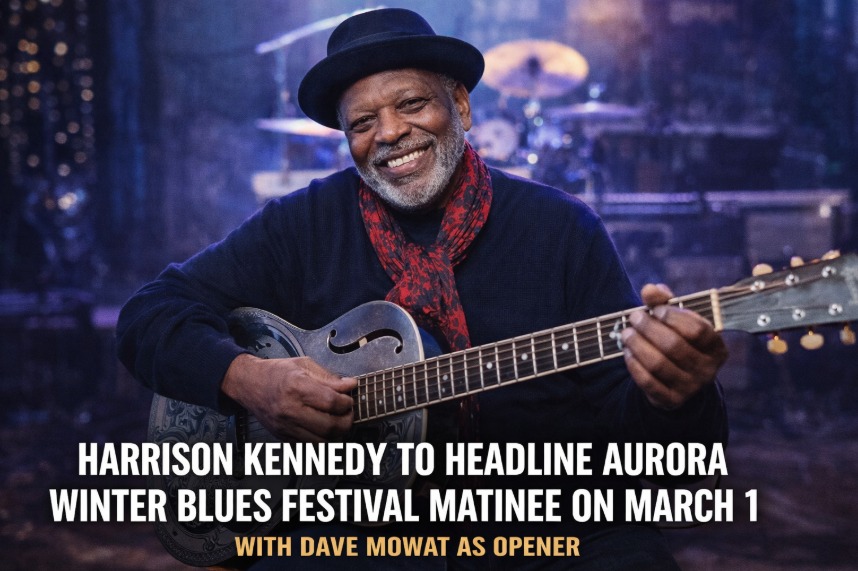 Harrison Kennedy Headlines Aurora Winter Blues Festival Matinee on March 1 Harrison Kennedy Headlines Aurora Winter Blues Festival Matinee on March 1