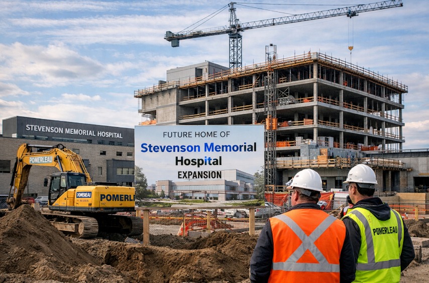 Ontario Awards 4M Contract to Advance Stevenson Memorial Hospital Redevelopment Ontario Awards 4M Contract to Advance Stevenson Memorial Hospital Redevelopment