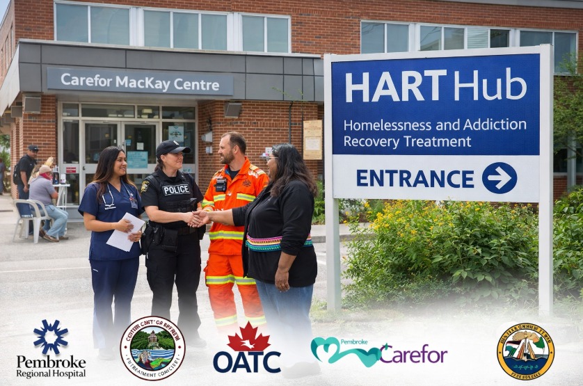 Ontario Opens New HART Hub in Renfrew County as Part of 0M Mental Health and Addictions Strategy Ontario Opens New HART Hub in Renfrew County as Part of 0M Mental Health and Addictions Strategy