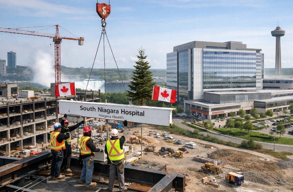 Ontario Marks Construction Milestone on .2B South Niagara Hospital Project Ontario Marks Construction Milestone on .2B South Niagara Hospital Project