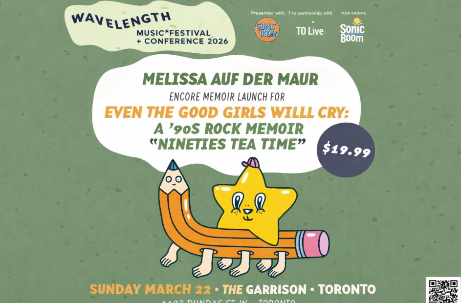 Melissa Auf der Maur to headline encore Toronto launch of ’90s rock memoir at Wavelength Festival Melissa Auf der Maur to headline encore Toronto launch of ’90s rock memoir at Wavelength Festival