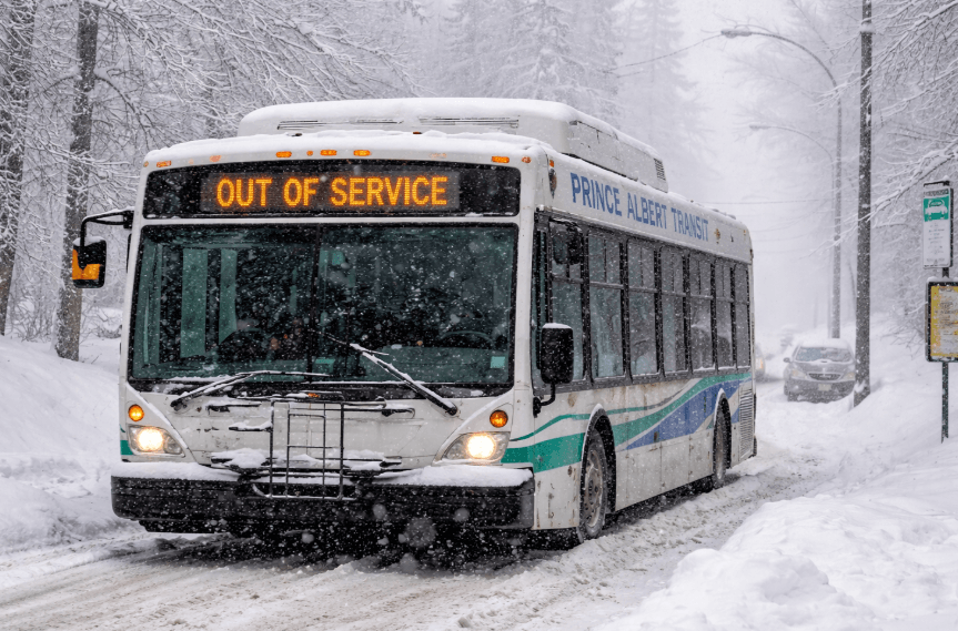 Prince Albert Transit Delays Continue Following Snowstorm, Core Express Suspended for April 8 Prince Albert Transit Delays Continue Following Snowstorm, Core Express Suspended for April 8