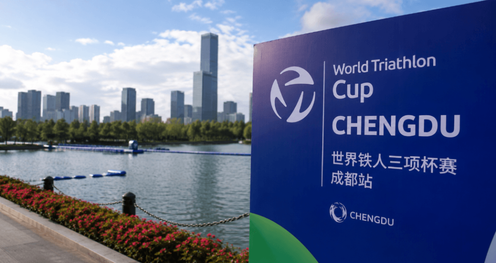 Tyler Mislawchuk Battles to Bronze at World Triathlon Cup in China