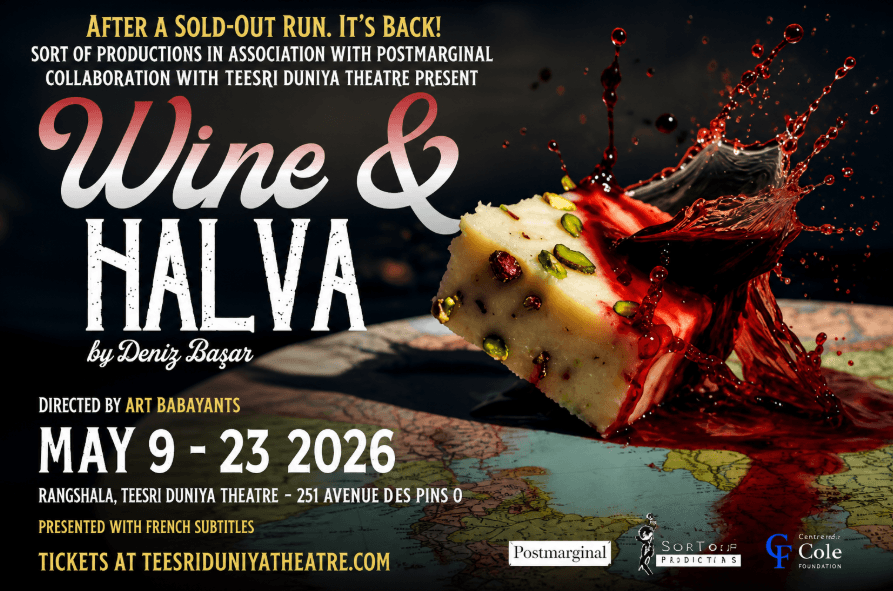 Sharp, Funny and Thought-Provoking, *Wine & Halva* Returns After a Sold-Out Run Sharp, Funny and Thought-Provoking, *Wine & Halva* Returns After a Sold-Out Run