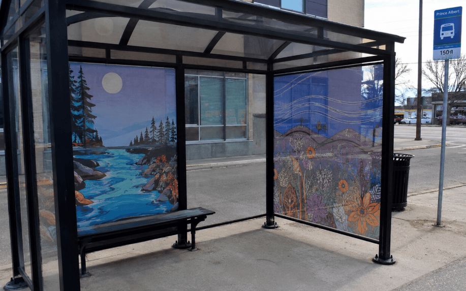 Prince Albert Unveils Indigenous-Inspired Transit Shelter Art Installations Across the City Prince Albert Unveils Indigenous-Inspired Transit Shelter Art Installations Across the City
