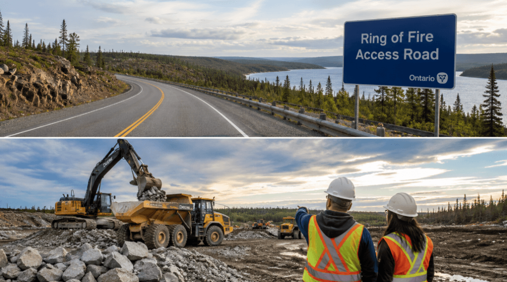 Ontario Breaks Ground on Key Ring of Fire Transportation Corridor Project Ontario Breaks Ground on Key Ring of Fire Transportation Corridor Project