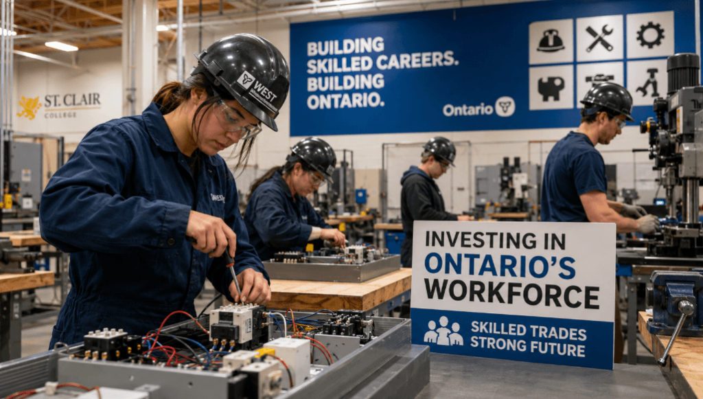 Ontario Invests .2 Million to Expand Skilled Trades Training and Apprenticeship Opportunities in Windsor Ontario Invests .2 Million to Expand Skilled Trades Training and Apprenticeship Opportunities in Windsor