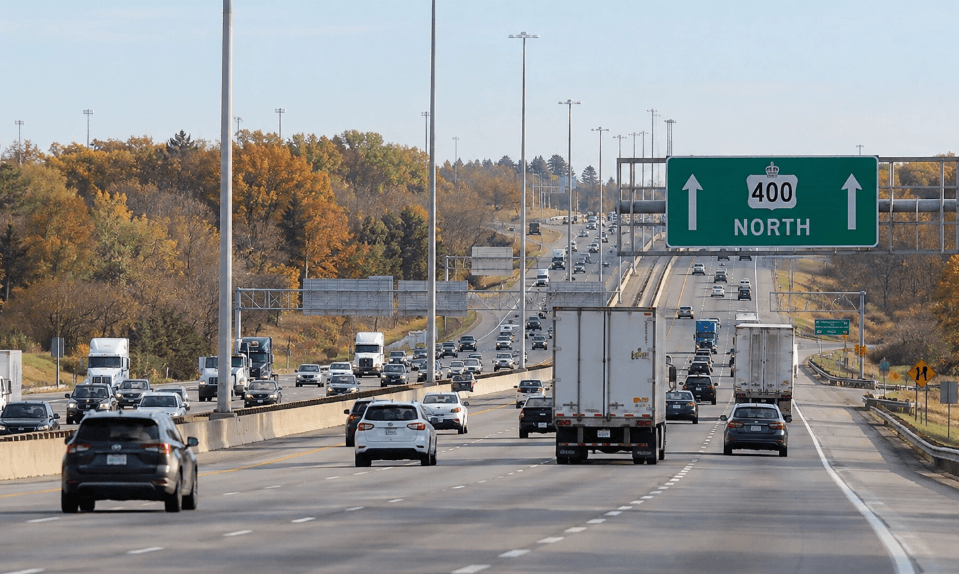 Ontario Advances Highway 400 Widening With 10-Lane Expansion in King Township Ontario Advances Highway 400 Widening With 10-Lane Expansion in King Township
